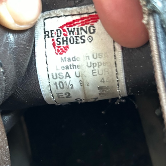 Red Wing 977 Pull On Black Leather Ankle Biker Boots | 10.5 - Picture 8 of 10